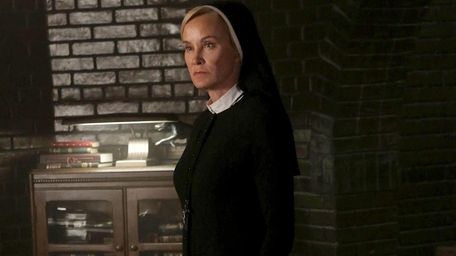 Jessica Lange portrays Sister Jude in a scene