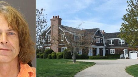 Entertainer Jennifer Lopez's Water Mill home, right, was