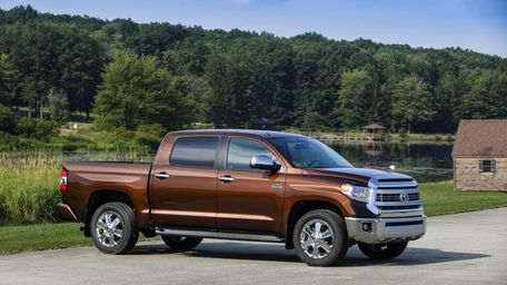 On the road, the Tundra is a modern