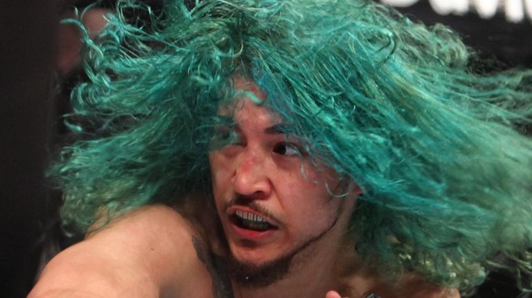 Green Haired Louis Gaudinot Finally Returns For Ufc 164 Newsday