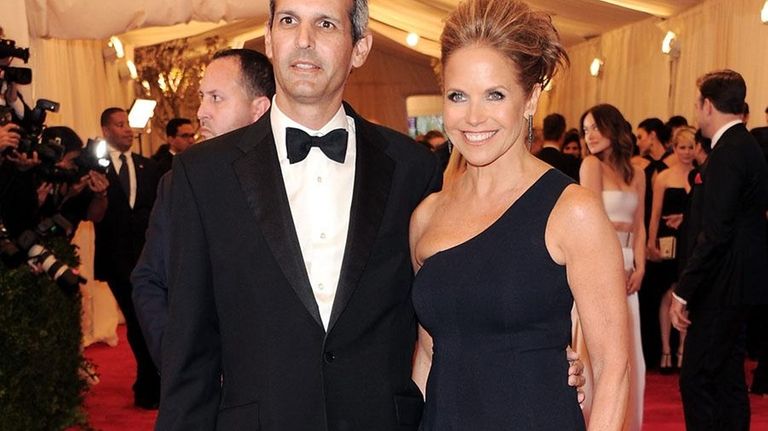 Katie Couric and John Molner attend The Metropolitan