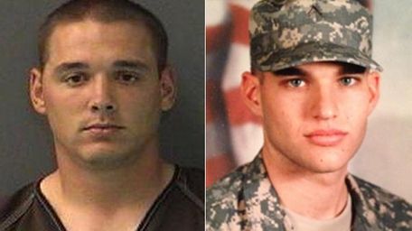 (L-R) Sgt. Brett Wessel, 26, of Leavenworth, Kan.,