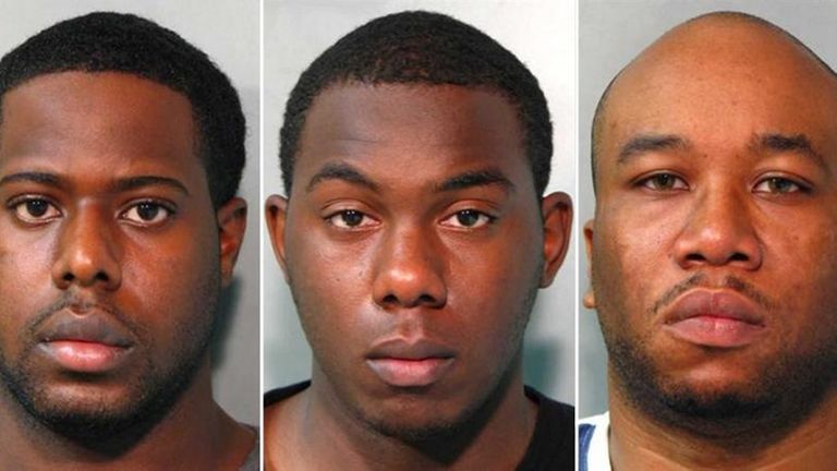 John Eustache, left, 25, of Brooklyn; Kenneth Bartholomew,