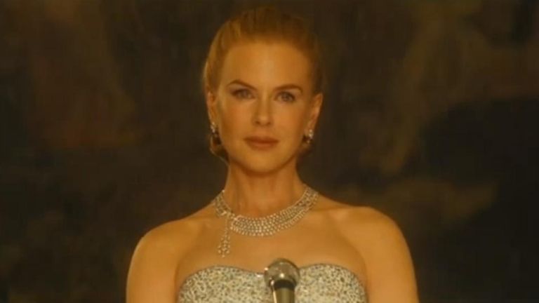 Nicole Kidman as Grace Kelly in the trailer