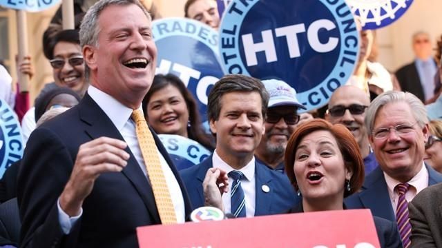 Blasio, Quinn