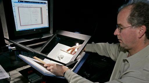 Internet Archive founder Brewster Kahle prepares a book