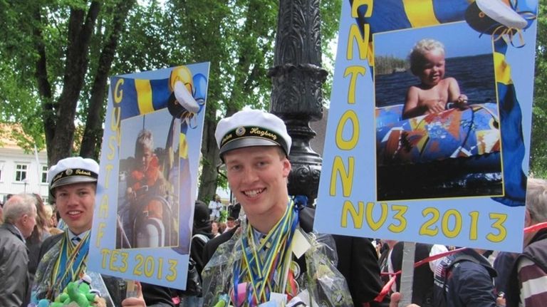 Anton Hagberg, a Swedish exchange student who spent