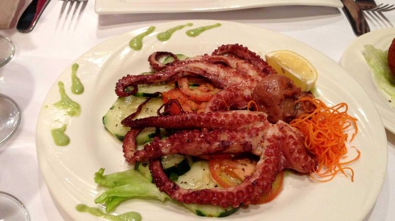 The grilled octopus at Cuzco Peru in Lynbrook.