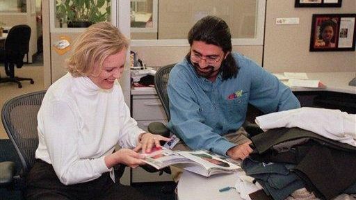 EBay chief executive Meg Whitman, left, and Pierre