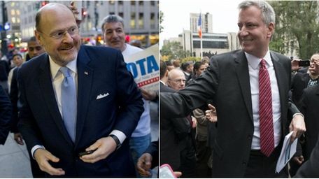 From left to right: NYC Mayoral Candidate Republican