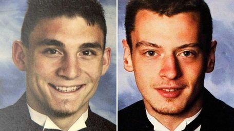 Thomas Liming, 21, left, turned himself in and