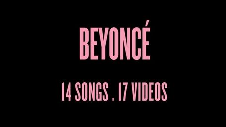 An image from Beyonce.com announcing the surprise release
