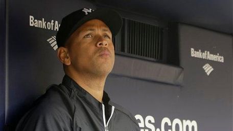 Alex Rodriguez, who is on the disabled list