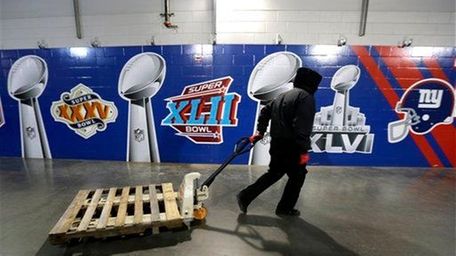 The Broncos are using the Jets' facilities and