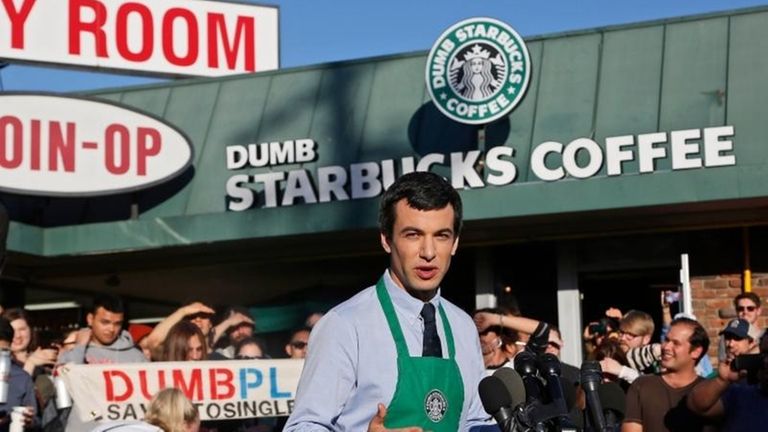 Canadian comedian Nathan Fielder of the Comedy Central
