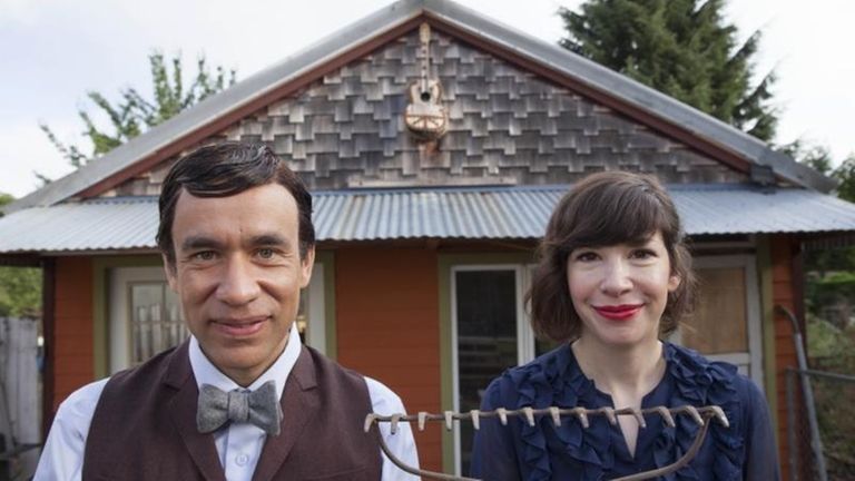 Fred Armisen, left, and Carrie Brownstein from