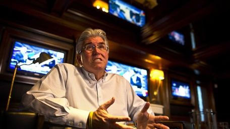 Mike Francesa at his home in Manhasset on