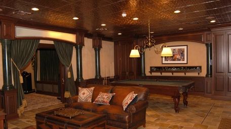 This isn't just any basement movie theater. For