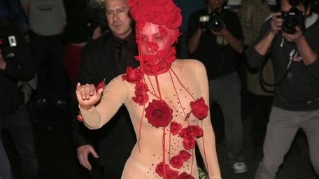 Recording artist Lady Gaga arrives at the Roseland