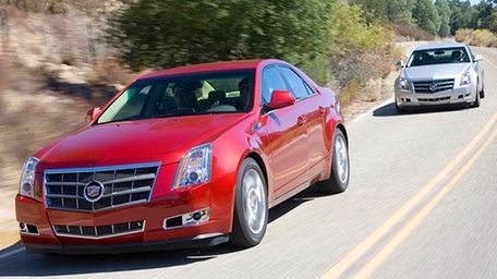 A manufacturer's photo of the 2010 Cadillac CTS.