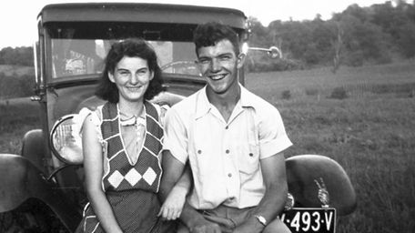 Kenneth and Helen Felumlee pose for a photo