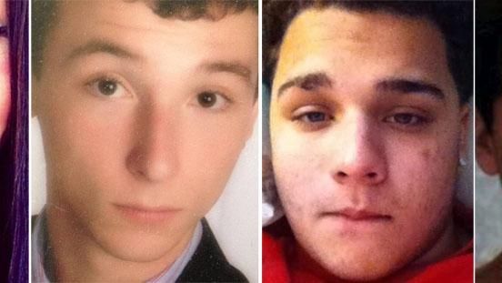 From left to right: Carly Lonnborg, 14, Tristan