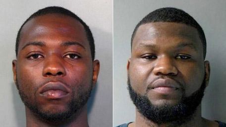 Leonel Volcy, 27, left, and Yvenel Fede, 19,