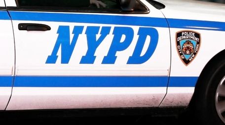 An NYPD patrol car is seen in this