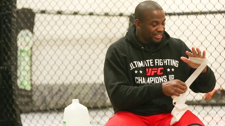 Eddie Gordon during training at Power MMA in