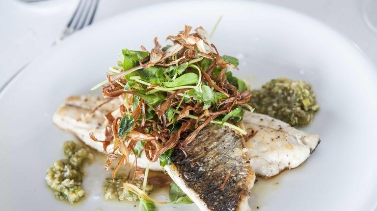 Branzino is a main course offered at Harlow