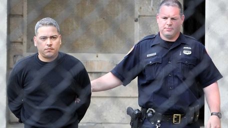 Richard Ortiz, 45, of East Meadow, leaves Nassau