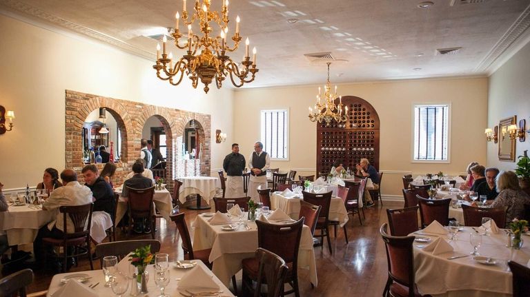The interior is bright and spacious at Claudio's