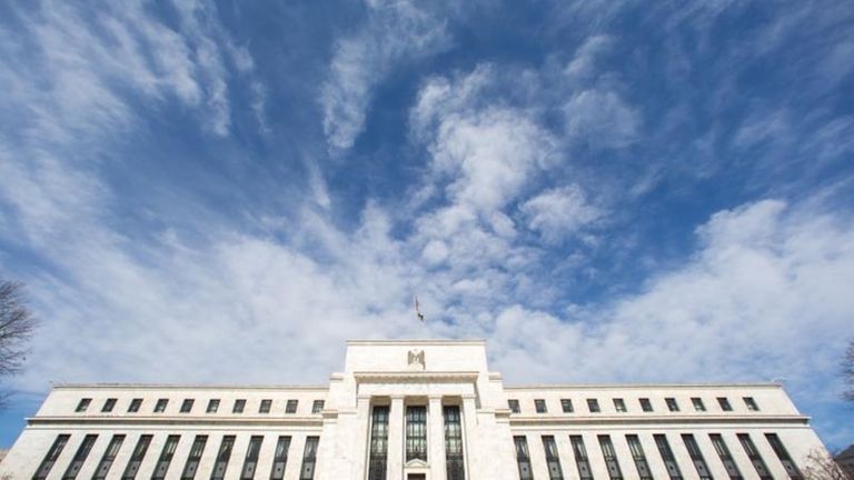 The Federal Reserve headquarters building in Washington on