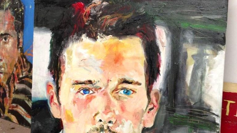 A portrait of actor Ethan Hawke by William