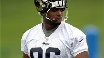 St. Louis Rams rookie defensive end Michael Sam
