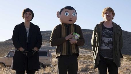 From left, Maggie Gyllenhaal, Michael Fassbender and Domhnall