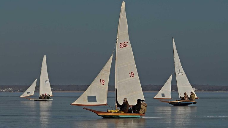 Iceboaters need just the right combination of thick