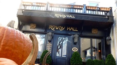 Rowdy Hall in East Hampton. The restaurant and