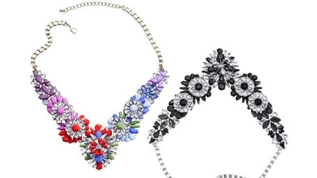 Statement necklaces; $19.99 each at select Targets and