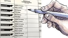 An illustration of voting on a New York