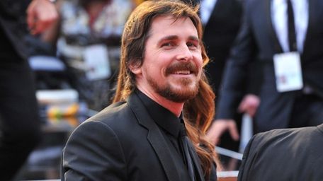 Christian Bale arrives at the Oscars on Sunday,