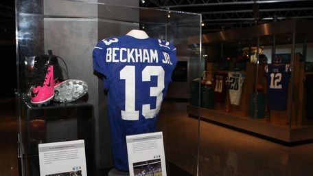 Odell Beckham Jr.'s game-worn jersey from his famous