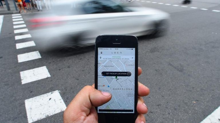 The Uber Technologies Inc. car service application is