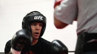 Al Iaquinta, a UFC fighter from Wantagh, trains
