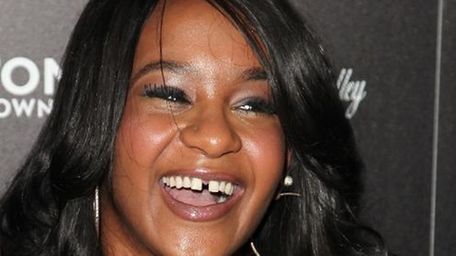 Bobbi Kristina Brown attends the premiere party for
