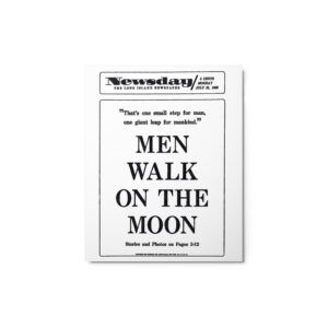 Men Walk on the Moon Cover Metal print